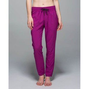 Lululemon Drawstring Regal Plum Jogger Pants 8